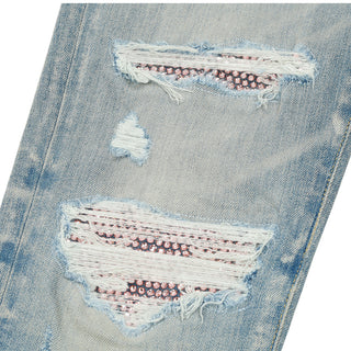 Amiri Crystal Thrasher Jeans ‘Indigo’