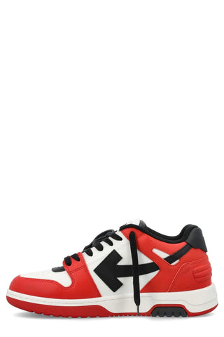 Off-White Out Of Office Lace-Up Sneakers Red